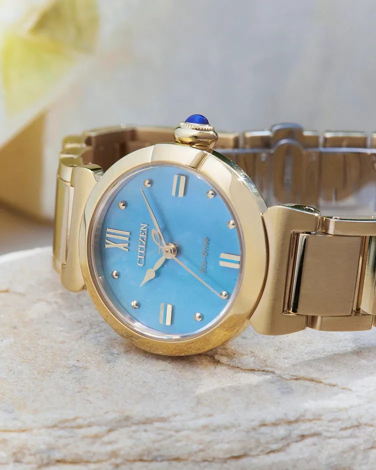 Citizen L Mae Light Blue Dial Stainless Steel Bracelet EM1133-85L Citizen L Mae Light Blue Dial Stainless Steel Bracelet EM1133-85L